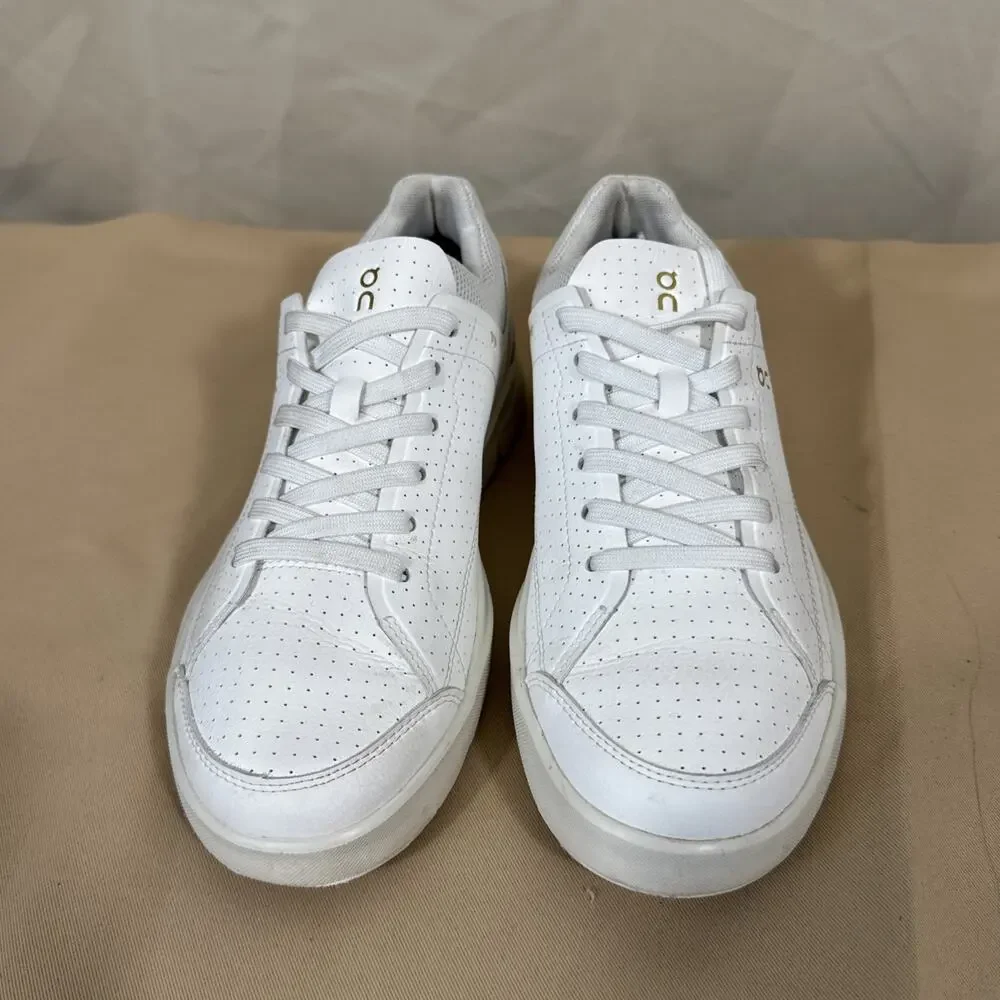 On Running The Roger Womens 8 White Pink CloudTec Tennis Sneakers Shoes EU 39